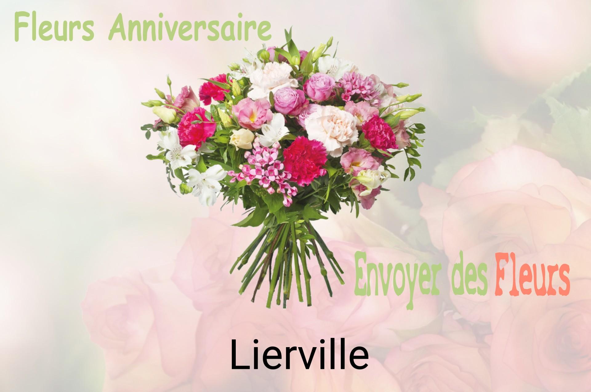 Bouquet de fleurs d’anniversaire livré à Lierville