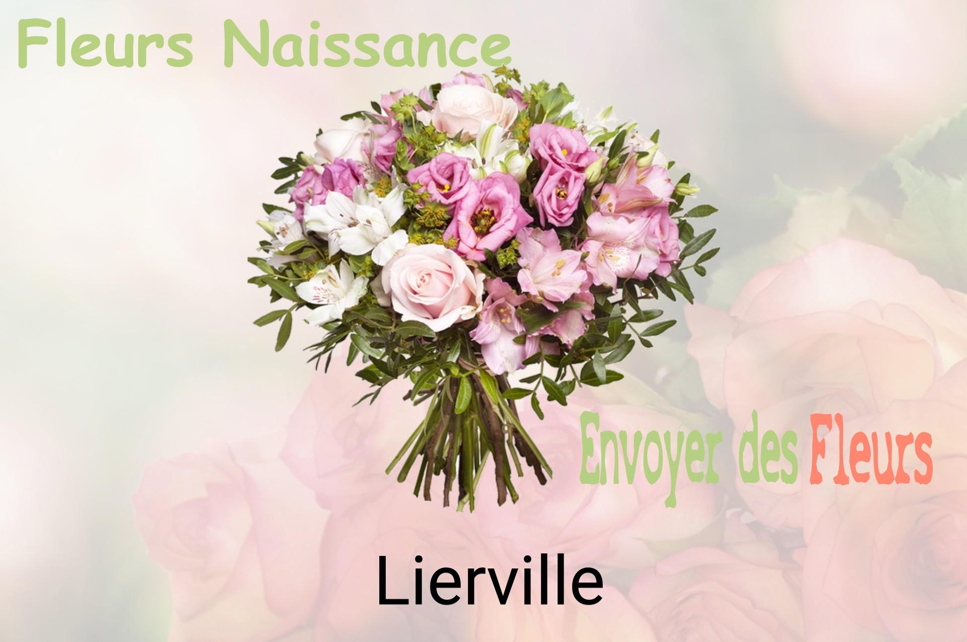 Bouquet de fleurs de naissance livré à Lierville